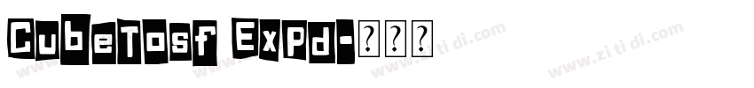 CubeTosf Expd字体转换